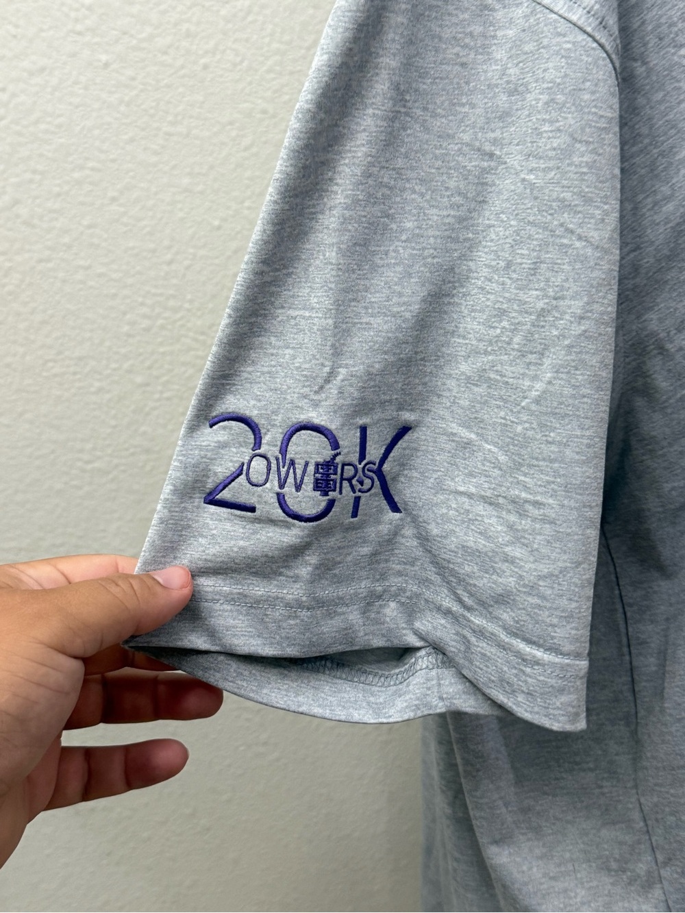 Rhoback Light Gray Men’s Polo Shirt - Classic Short Sleeve - Picture 4 of 6